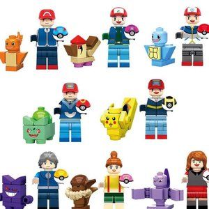 COPY - 16 Pokemon figures w/acc BUILDING BLOCKS